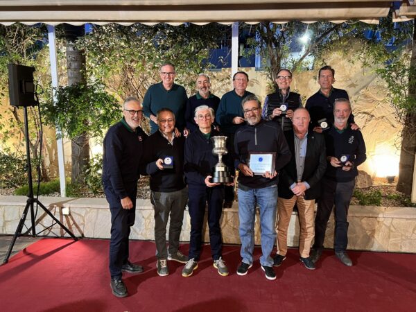 El Club de Golf Escorpión, ganador de la II Liguilla Senior Masculina 2022