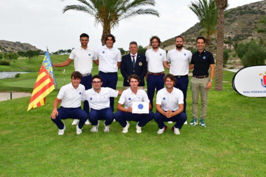 El equipo valenciano durante la inauguración del evento