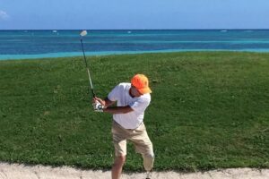 Antonio Llerena, con España en el Match Cuadrangular Internacional de Golf Adaptado