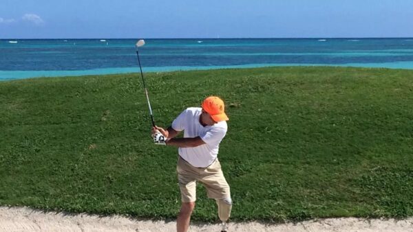 Antonio Llerena, con España en el Match Cuadrangular Internacional de Golf Adaptado