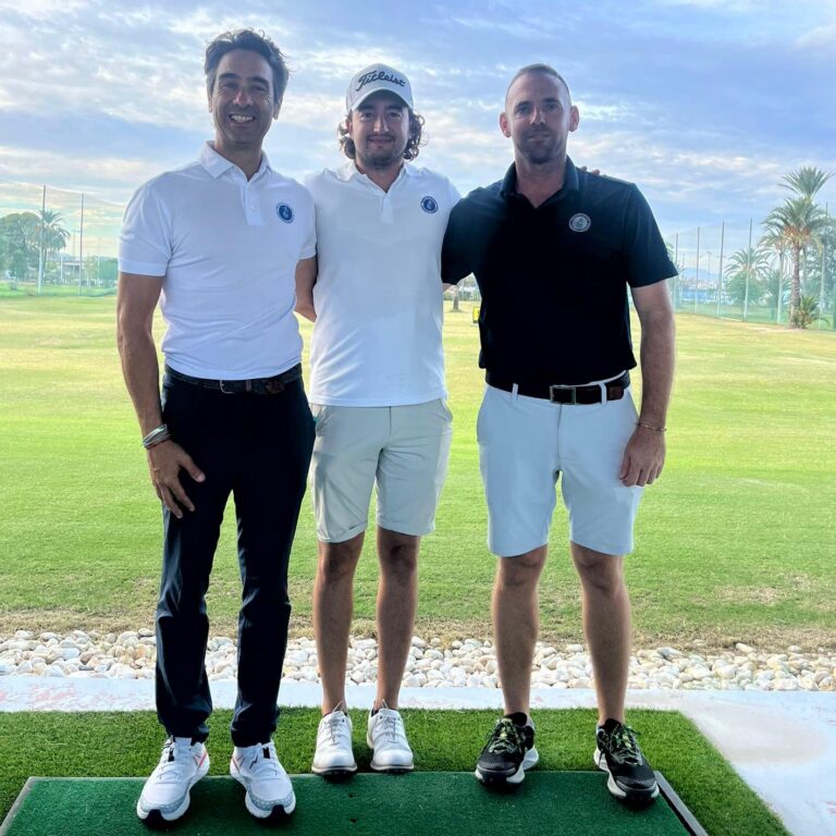 Carlos Abril en la Escuela de Golf de Elche