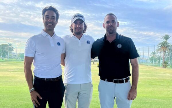 Carlos Abril en la Escuela de Golf de Elche