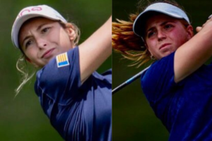 Rocio Tejedo y Carla Bernat, en el Open de Augusta