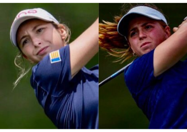 Rocio Tejedo y Carla Bernat, en el Open de Augusta