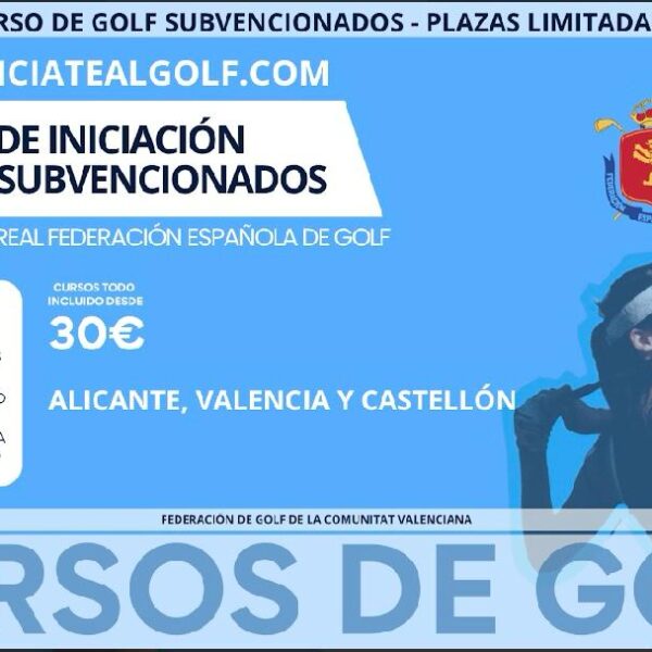 Vuelven los cursos de iniciación al golf subvencionados