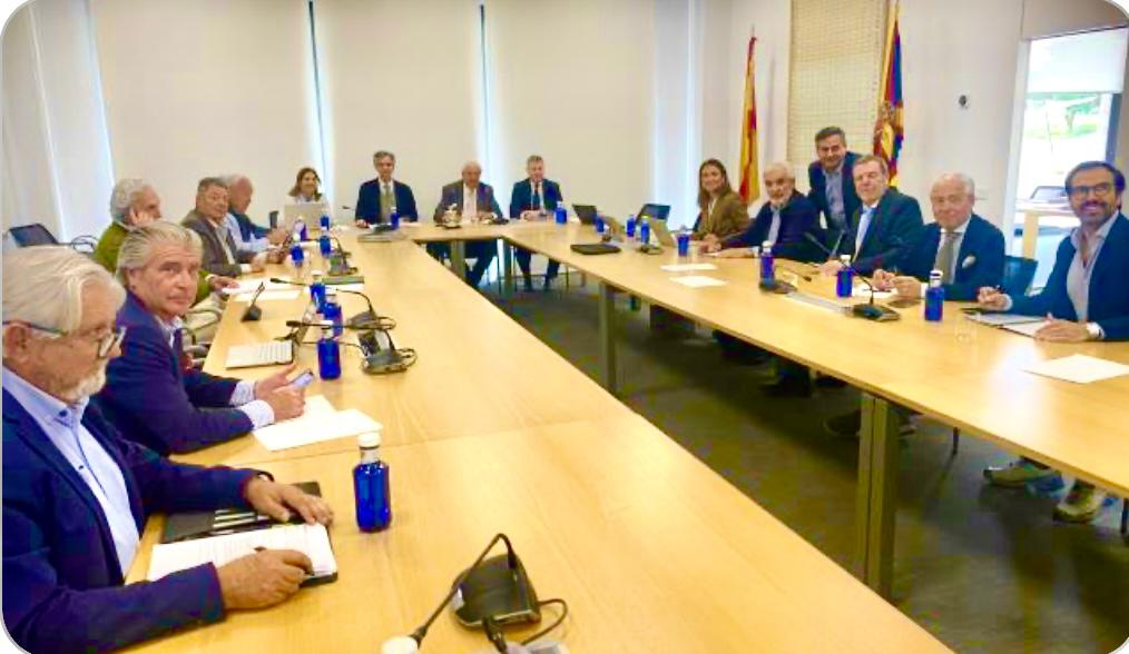 Juan Pintor participa en la reunión de presidentes autonómicos de la RFEG