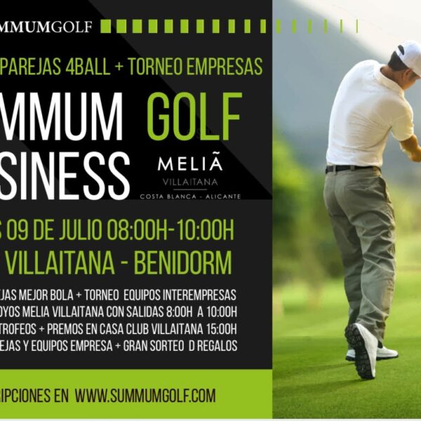 La espectacularidad del Summum Golf Business llega el 9 de julio a Villaitana
