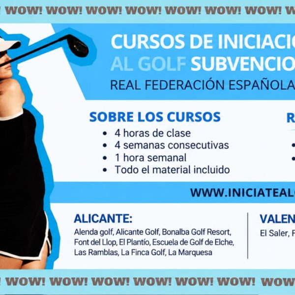Iníciate al Golf, un éxito que sigue sumando nuevos golfistas en la CV