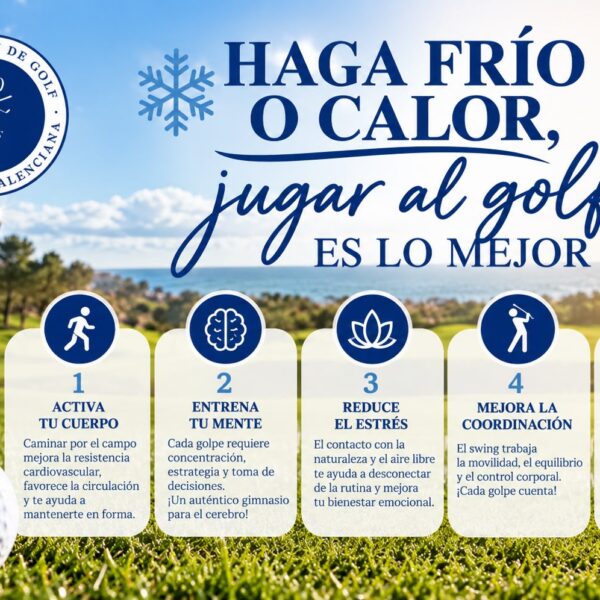 El golf es más que un deporte: Haga frío o calor, jugar al golf es lo mejor