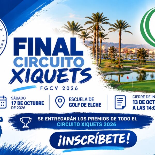La Escuela de Golf de Elche acoge la gran Final del Circuito Xiquets FGCV 2026